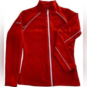 Marmot Womens Jacket Polartec Fleece Full-Zip Red Size Medium